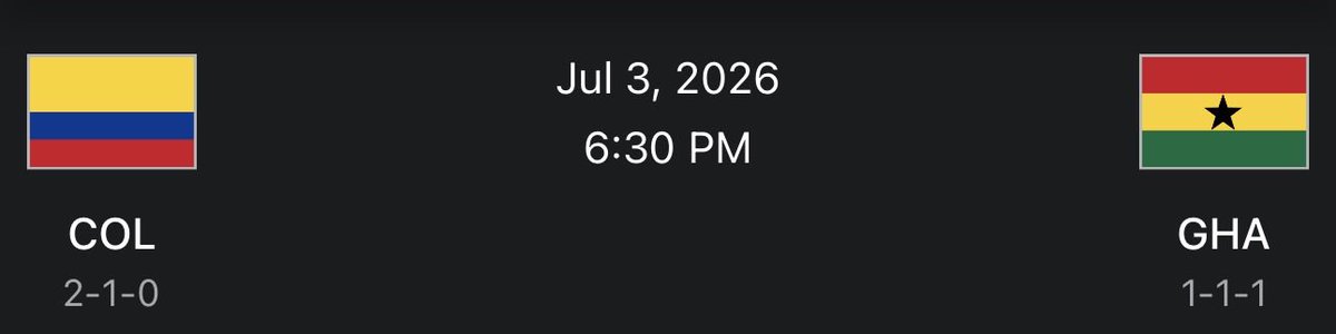 pardonmypick's tweet photo. 2U WORLD CUP FREEPLAY ⚽️⚽️⚽️

COLOMBIA TOTAL TEAM OVER 1.5 GOALS -155

DROP A ❤️ IF UR TAILING!!! 🔥🔥🔥 https://t.co/9TYMsuUFGk