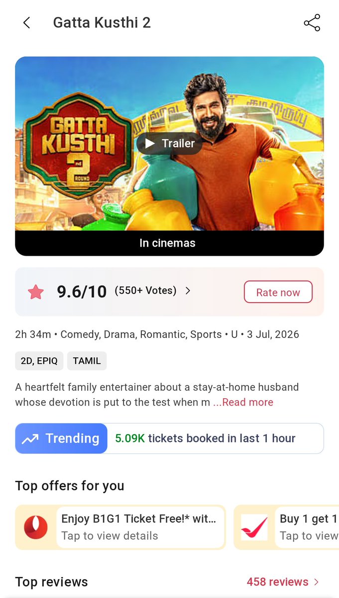 ImMassMano's tweet photo. NOC aavathu mairavathu... 'Once again proven padam hit aaga audience ku pudicha pothum anils ku pudikka vendiyathu illa'

Congrats for the huge success brother, You succeed against all the targeted negative and Route mafia @TheVishnuVishal 💥👌

#KattaGusthi2 #Karuppu https://t.co/8VfvNlenlF