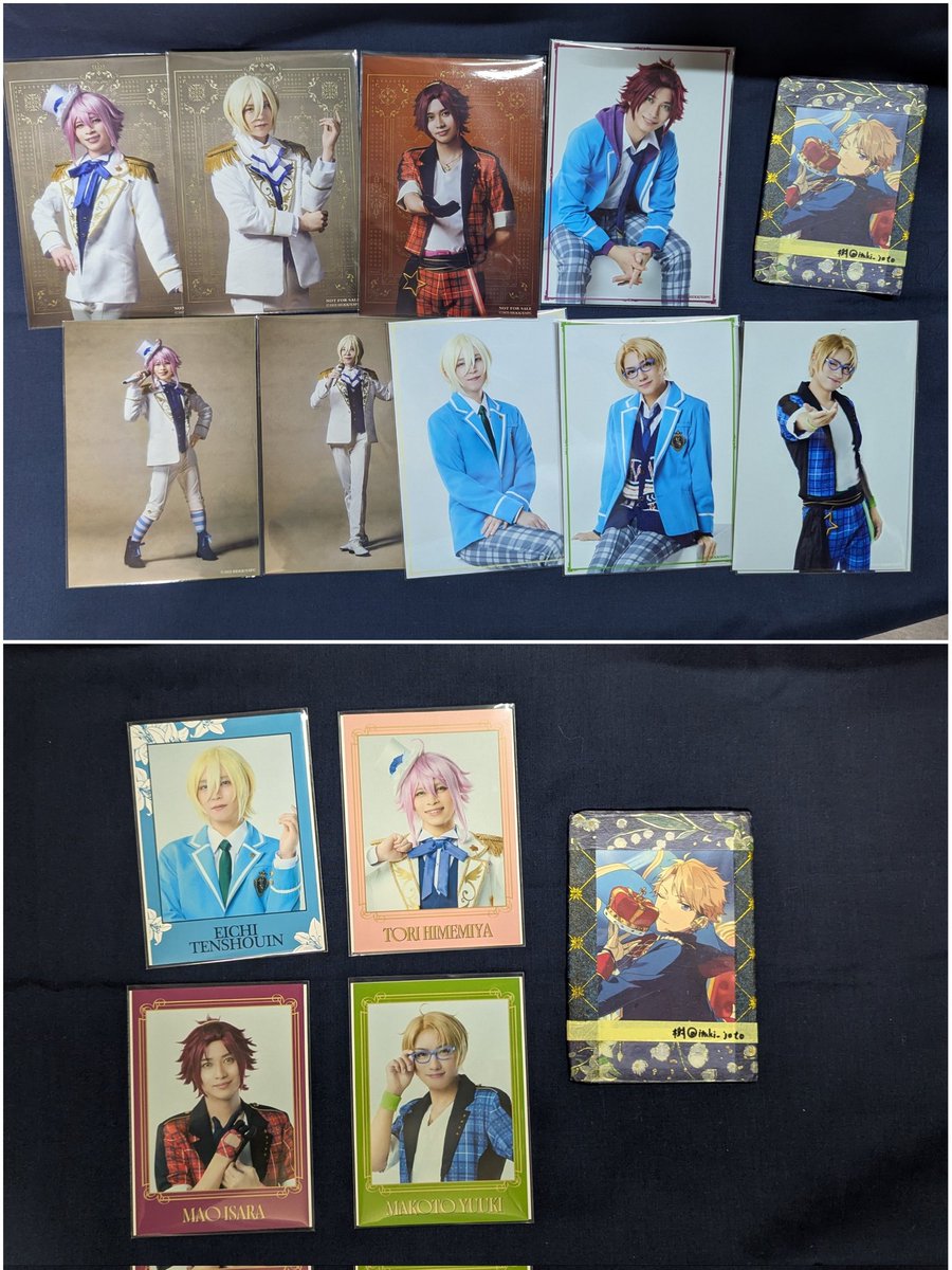 ituki_joto's tweet photo. 【交換】あんステ レクイエム 返礼祭 特典 ランブロ チェキ
譲）画像1枚目
英智 桃李 真緒 真
求）特典 嵐
ランブロ 返礼祭：嵐 泉/ ユニ：嵐/ 制服： 泉
チェキ ユニ：嵐 泉
郵送でのお取引。

以下、チェックメイト↓ https://t.co/pTUBQAI3l3