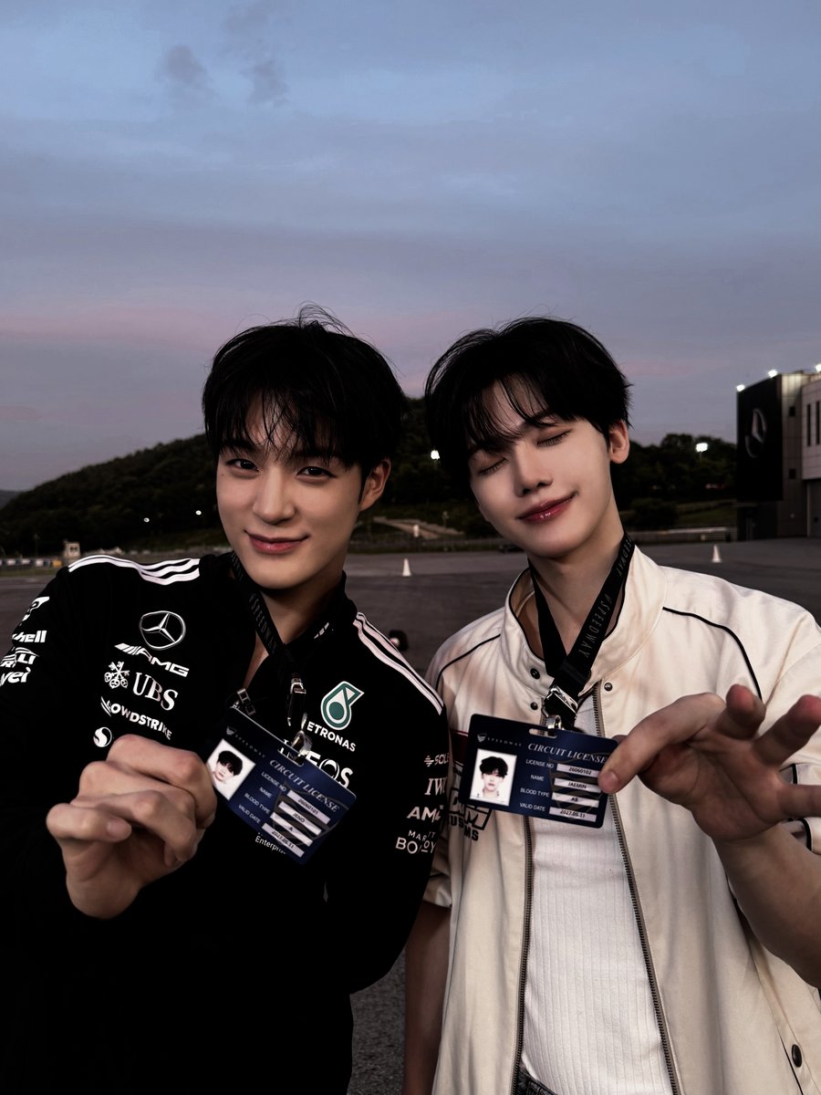 Jaemin's tweet photo. License to thrill. Catch us at the circuit! 🏎️💨 https://t.co/Hl56lV1vCP