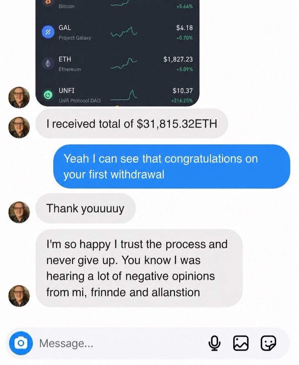 steveharry1073's tweet photo. 🚀 Success never stops! Congratulations to my client for successfully receiving today’s profit payout. Hard work, patience, and consistency always pay off. Thank you for trusting the process—more success stories are coming! 💰✨ #ClientSuccess #Crypto #Trading #PassiveIncome #Winning #Ethereum