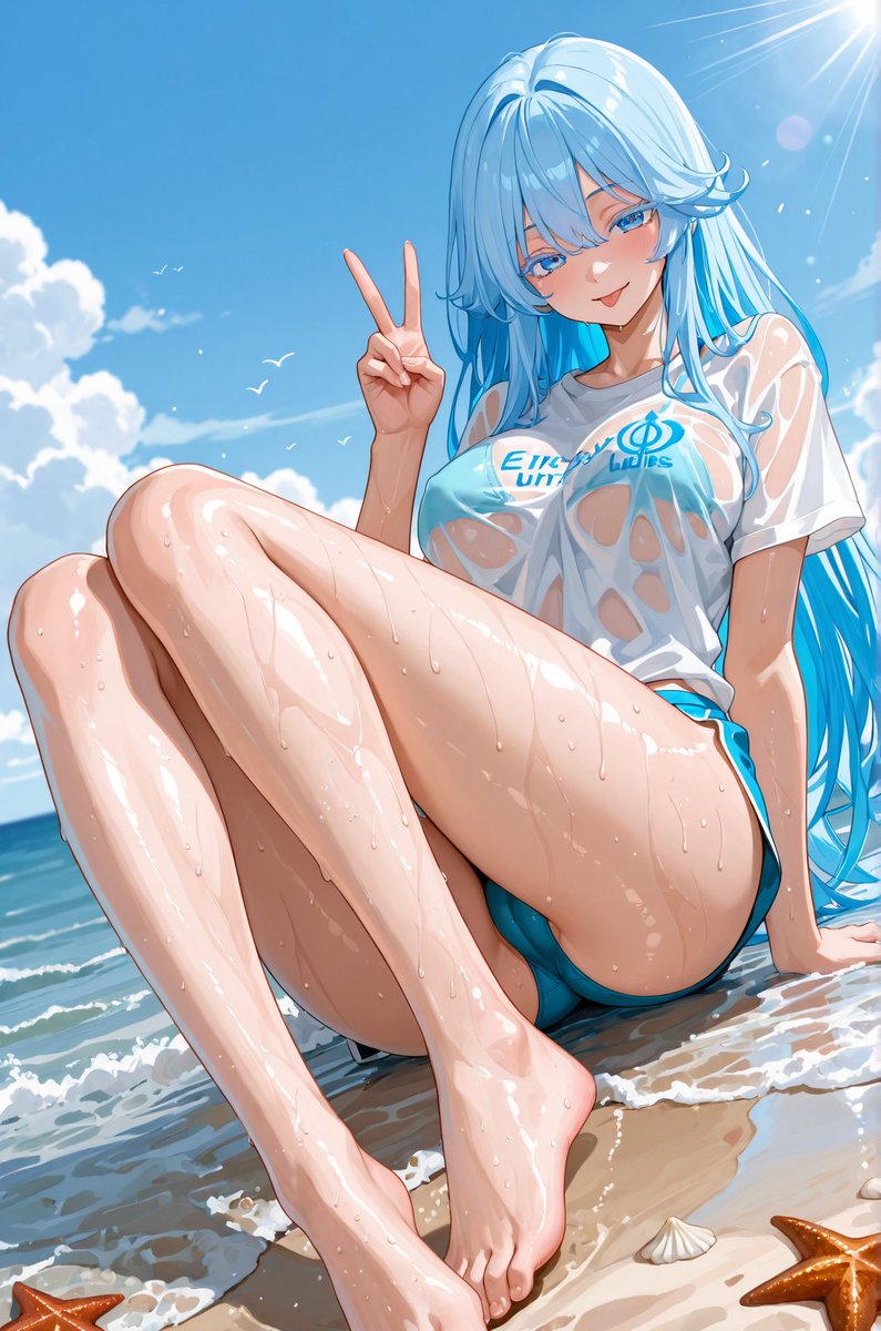 PureLover420's tweet photo. 熱いね ~ (๑´ㅁ`) 
#AIイラスト #エルファリア #AIart #Elfaria https://t.co/xiJXN96dxs