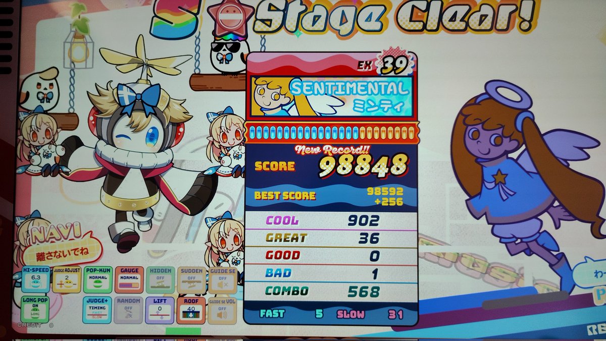 katchanexmaco's tweet photo. 今日はSLOWがやたら目立ちスコアがやや伸び悩んだ…｡

判定にSLOWがかなり目立つので、設定を見直さないといけない…｡
再び判定の手探りが始まる…｡

みんなは判定や調整ってどうしてるのかなぁ…｡ https://t.co/XIiy5e0KZP
