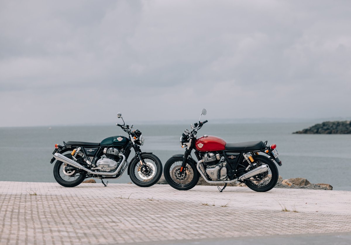 royalenfield's tweet photo. Twice the reason to take the long way home.

#Interceptor650 #RoyalEnfield #RidePure #PureMotorcycling https://t.co/uFVNODDBwG