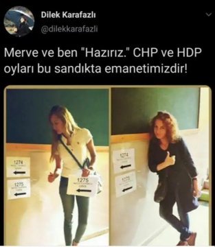ulkucuhareketr's tweet photo. Deniz Göktaş'a "Delikanlı" diyerek sahip çıkan Ümit Özdağ'ın Danışmanı Zafer Partili Dilek Karafazlı'nın geçmiş yıllarda, DEM Parti'ye oy verdiği paylaşımı ortaya çıktı. https://t.co/vlvrpgtIR0