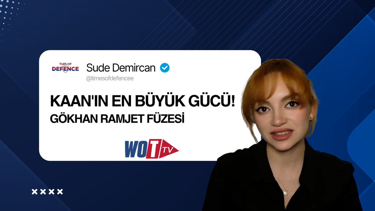 timesofdefencee's tweet photo. 📌Ramjet motorlu GÖKHAN füzesi
📌Görüş ötesi hava savaşı
📌KAAN neden oyun değiştirici

💬Sude Demircan anlattı...

📺Hemen İzle: https://t.co/cBchnf4Fe7 https://t.co/PVvOudyZ86