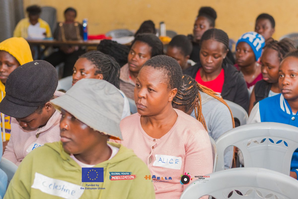 Masterpeaceke's tweet photo. With support from @HaellaStichting, MasterPeace Kenya is implementing Women &amp; Entrepreneurship in Colour IV, equipping women survivors of GBV with self-leadership, mental wellness, entrepreneurship skills, mentorship, VSLAs, and market access to build sustainable livelihoods. https://t.co/O0TKl7jfni