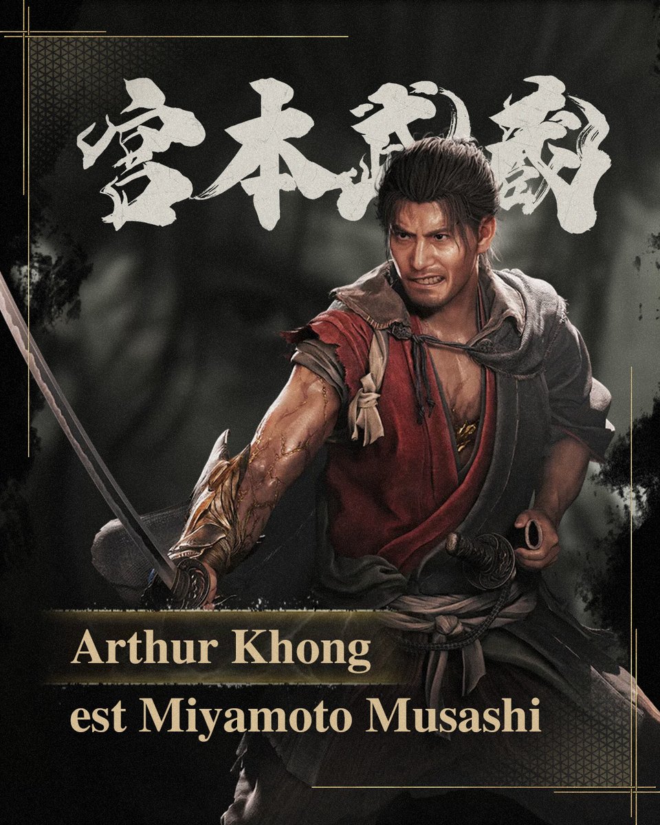 capcom_france's tweet photo. Onimusha: Way of the Sword inclura un doublage français intégral ! 🇫🇷

Merci d'accueillir @arthur_khong en tant que Miyamoto Musashi. #Onimusha https://t.co/tIejH0YdHN