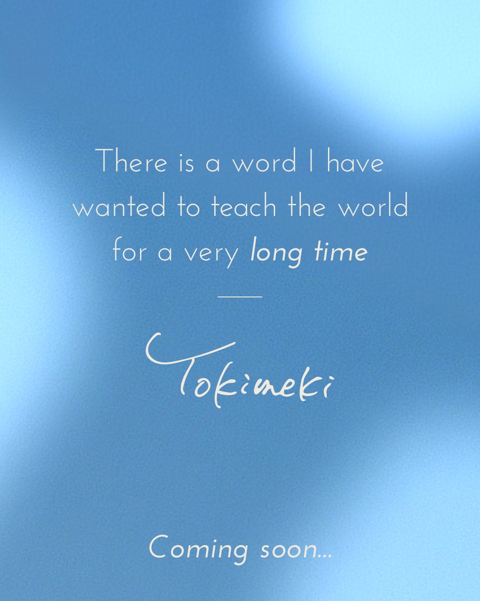 MarieKondo's tweet photo. There’s a Japanese word that has a special meaning that I’ve wanted to share with you all.

Tokimeki (ときめき）

There is so much depth in the word that I am so excited to be sharing more soon!

Come be part of the journey by joining us at @artoftokimeki✨ https://t.co/4qtyqFBw1g