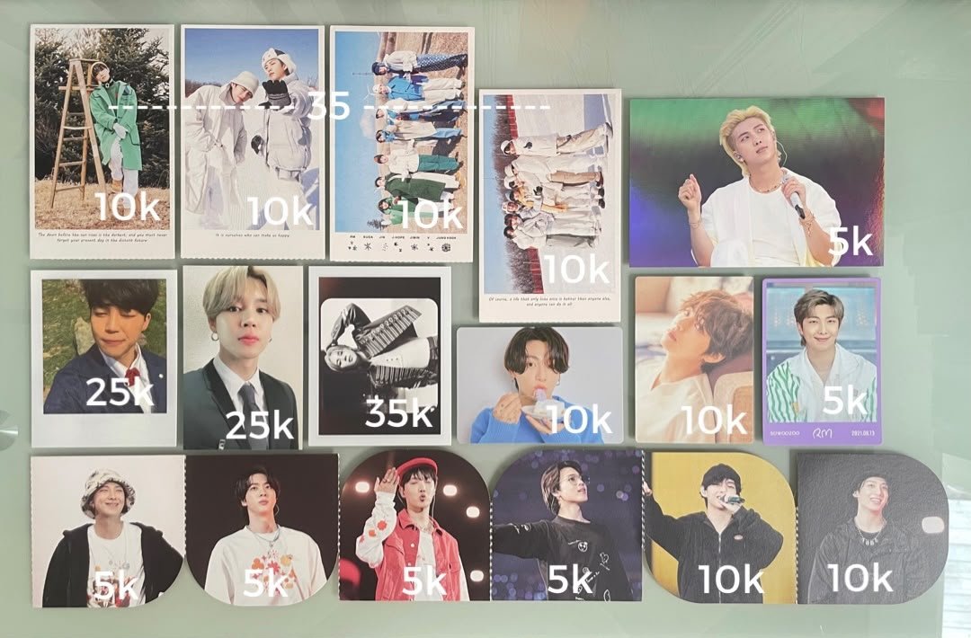 Mistyati_M's tweet photo. HELP RT 🙏🏻 

WTS/want to sell BTS INA

✅Co shopee 
✅️Fee GO
❌️ Adm &amp; pack 

Ifb wts pc taehyung photocard seokjin  jimin jhope namjoon yoongi butter yoongi dday seokjin happy https://t.co/bgkmHFhjQz