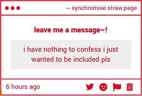 You're Included you're included. hi!!!!!!!