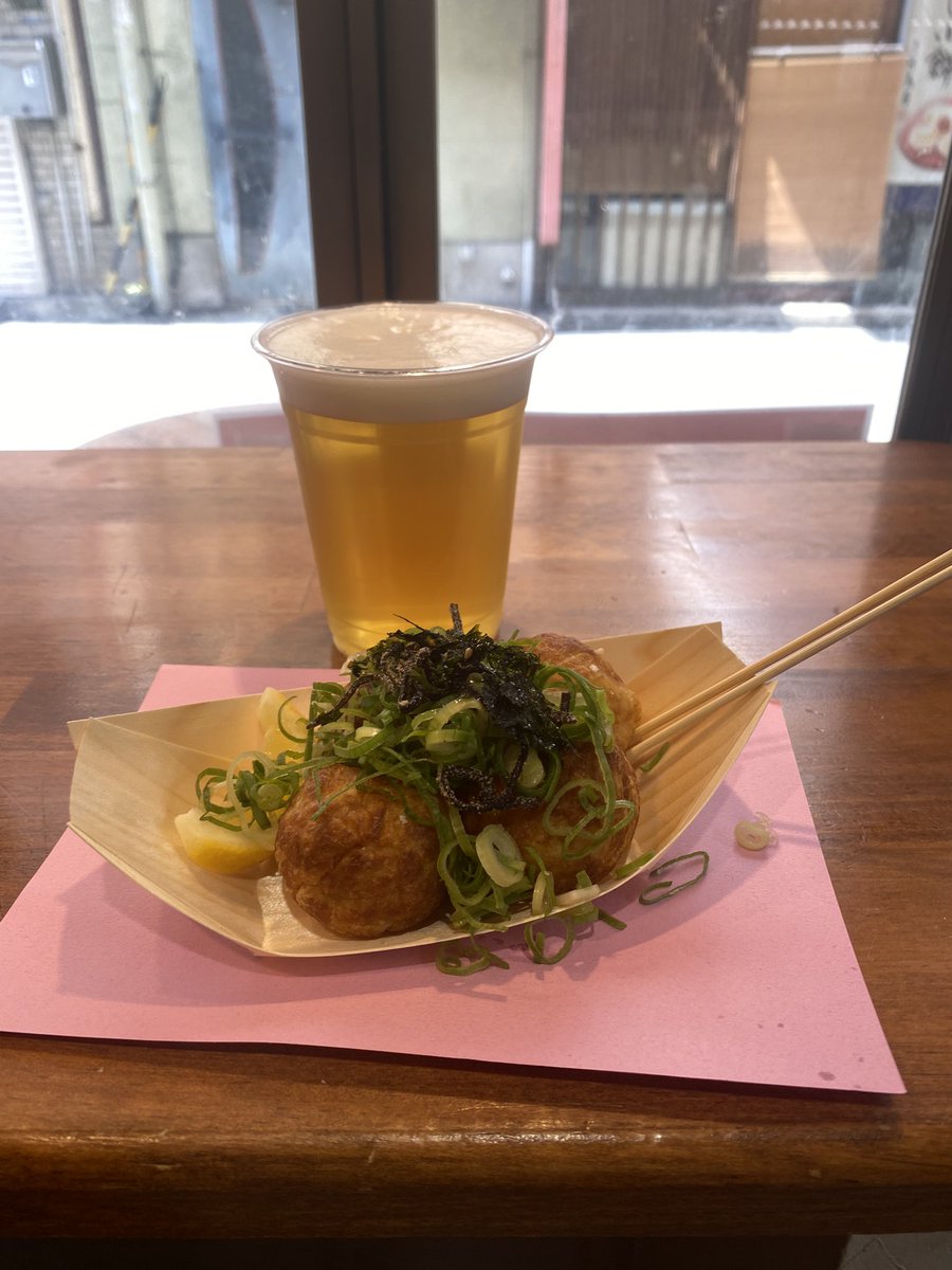 chikkyknit's tweet photo. わなか天四店行って来ました〜

塩昆布の塩味にレモンの爽やかさ
なんぼでもイケる！感じ
ビールが進みました✨
美味しかった〜
#中島颯太　#fantastics  #たこ焼き道楽わなか https://t.co/xgHatxyx4I