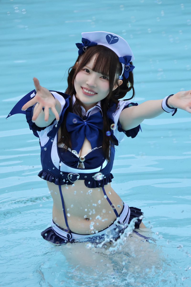 a_chan46s's tweet photo. 7/2　3部
まりの【@NEMICOchan 】
#近代麻雀水着祭2026 https://t.co/XZIF5CzsjU