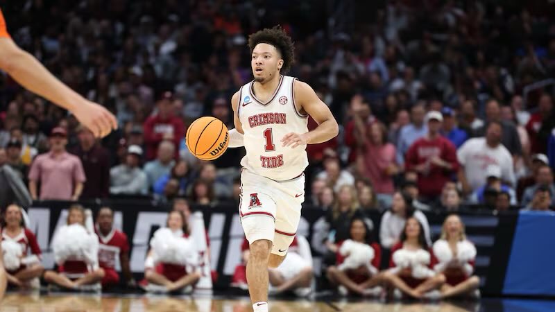 RollTideRewind's tweet photo. Mark Sears will play for the Nuggets in the summer league. Here is the schedule: 

July 10 6:30 PM ET vs. Rockets
July 11 7:30 PM ET vs. Timberwolves
July 14 9:00 PM ET vs. Thunder
July 16 10:00 PM ET vs. Trail Blazers https://t.co/CX3s9O2XX5
