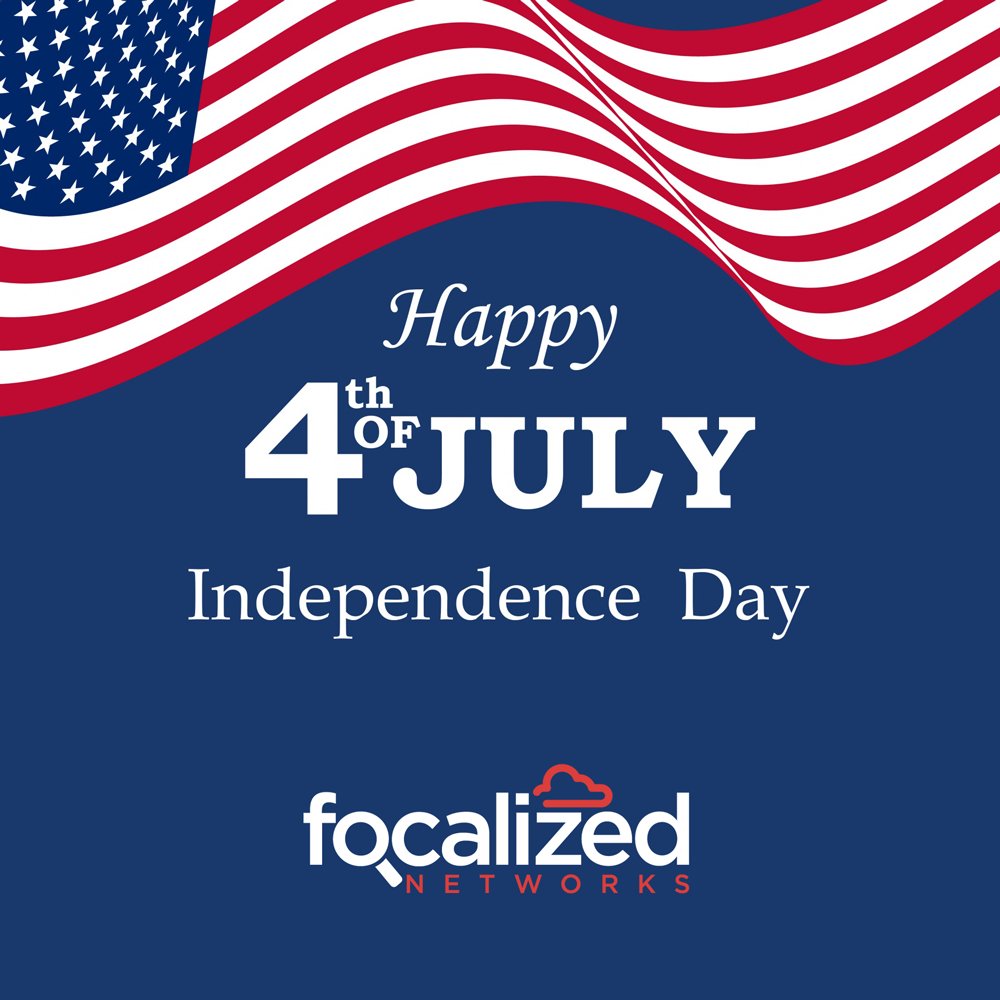 getfocalized's tweet photo. Have a happy and safe 4th of July from your friends at Focalized Networks https://t.co/ViPUAgcnJ0