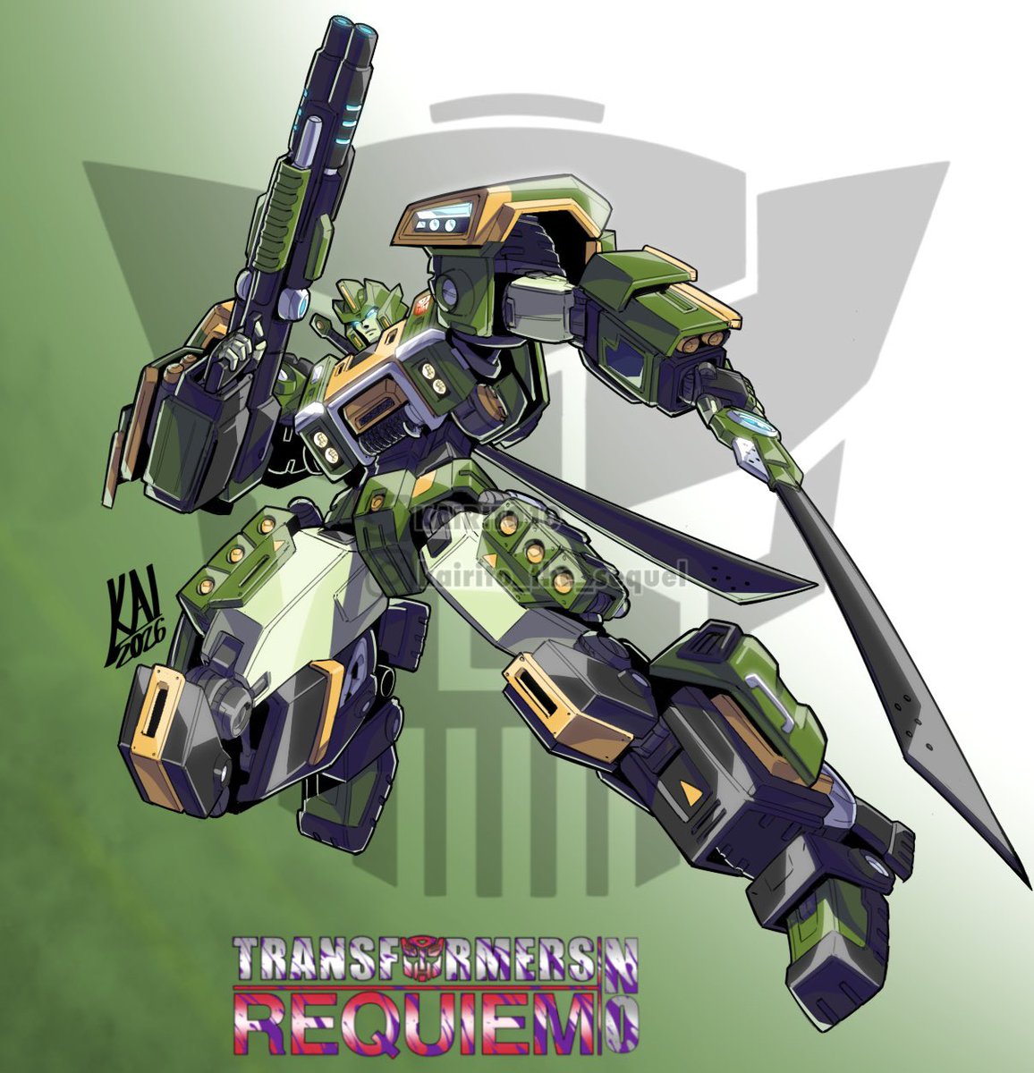 Kairito10's tweet photo. The Autobot’s strongest soldier and 4th leader of the Wreckers, Tf no requiem Springer! Story and alt modes below https://t.co/ZncVMcHXAu