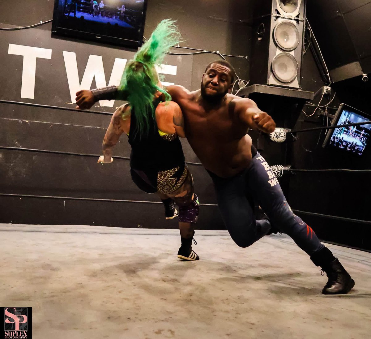 thebigbadwolf2u's tweet photo. Run if you want. Hide if you can. By the time you smell @skunkrocker the Wolf is already on your head‼️‼️Spray &amp; Prey isn’t coming to wrestle… we’re coming to leave bodies behind. 🐺🦨 beware @TWE_Chattanooga 

📸 : @SPhotography79 https://t.co/HdW1x27Wvh
