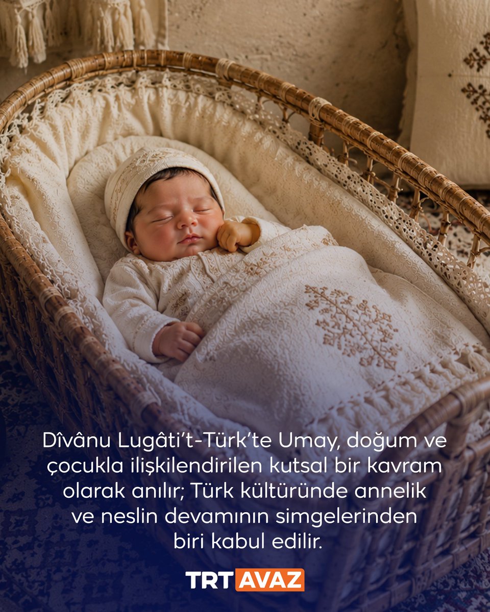 trtavaz's tweet photo. Umay, Türk kültüründe koruyuculuğu, bereketi ve yaşamın devamını simgeleyen köklü bir isimdir. Yüzyıllardır anlamını yaşatan en özel Türk adlarından biridir. https://t.co/UFUh0WFsaZ