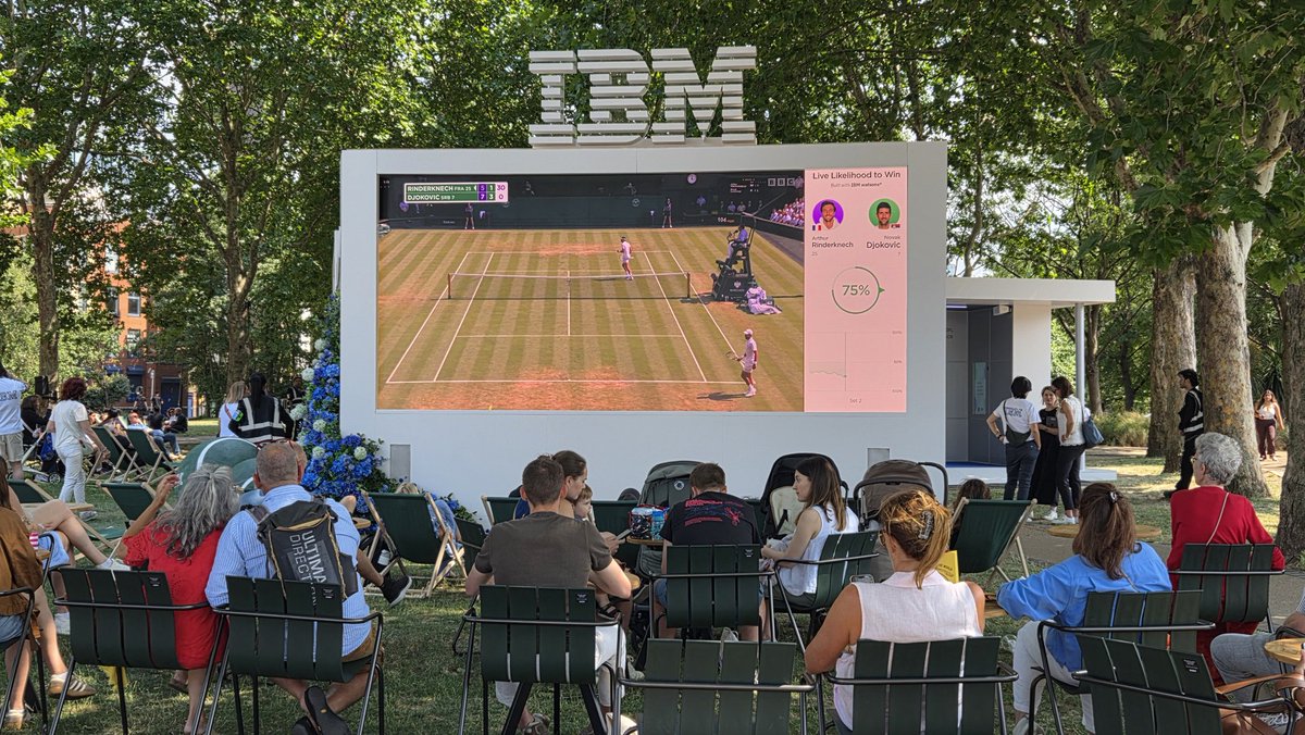 19sixty3's tweet photo. Beautiful day in Central London to be watching the tennis #Wimbledon https://t.co/GLsFR9orOO