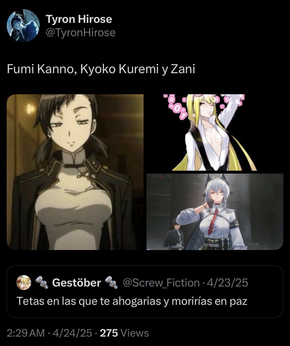 Desususrevive's tweet photo. Translation to the question our suspect answered whom they featured Fumi in https://t.co/ElTFjnTyhy