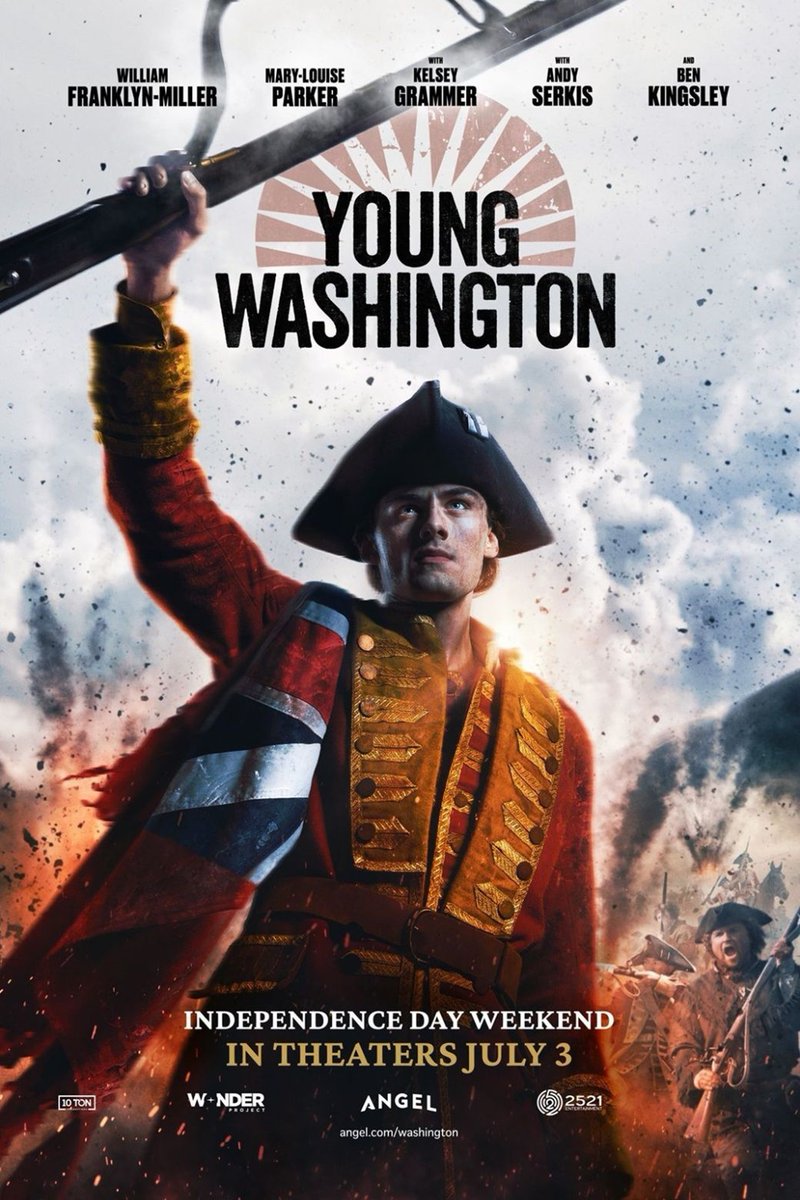 FilmReviews280's tweet photo. Mayb I’m comparing it 2 war films of lore w/dated dialog/human interaction&b4 mod cinema tech but YoungWashington didn’t impress. Interesting/admirable 2 learn = pay issue that truly concerned him BUT if realism is idea&given 1750s comm, OH Vall war likely more complex than shown FrenchAndIndianWar SevenYearsWar