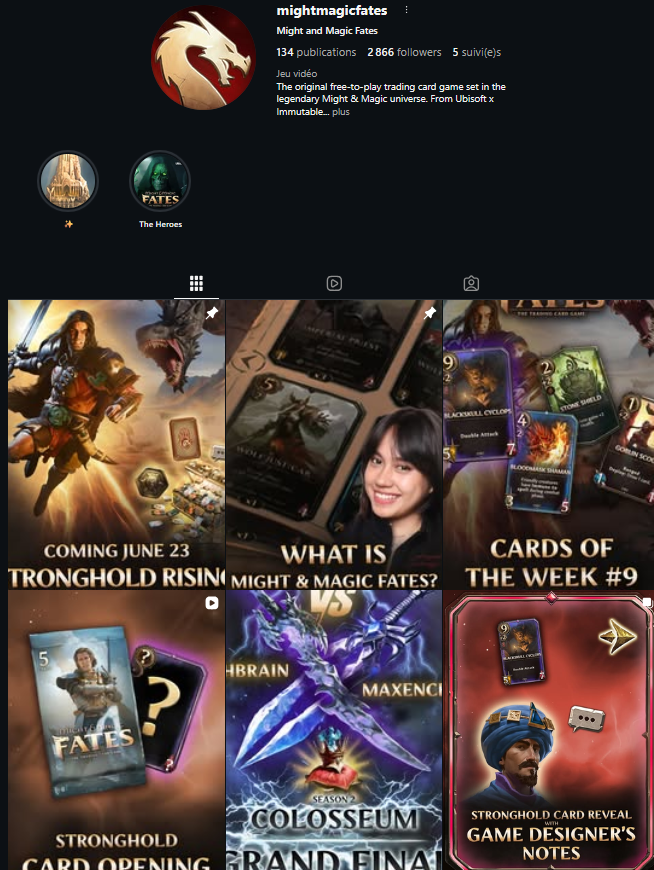 MightMagicFates's tweet photo. Have you followed us on Instagram yet? ⚔️

Get card reveals, hero highlights, event cosmetics, community content, and the latest Might &amp; Magic Fates updates directly in your feed.

Follow us now and don’t miss what’s coming next 👇
https://t.co/km5a9scjFX https://t.co/jJomPmlj9o