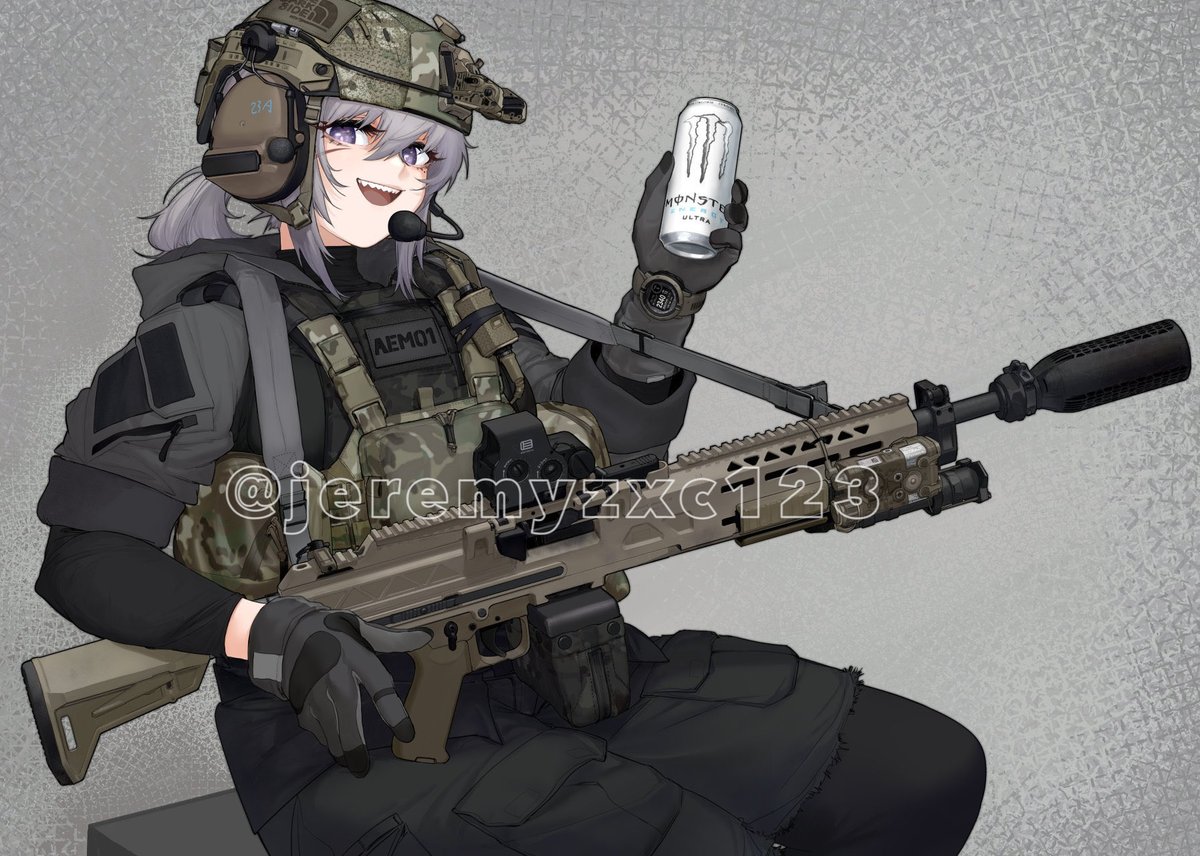 Blueswallowtail's tweet photo. ガミーズオリジナル
USSOCOM 発注デザイン
AEM01公式コラボ　
アルマちゃん イラスト版
THE DARK SIDE レザーベルクロパッチ
カラー:モスグレー
販売数:20個(残8個)
価格¥4,400
日本製

スマートレター¥210(送料別途:事故免責)
DMよりオーダー可
@jeremyzxc123 
#AEM01
#アルマちゃん
#ミリタリー物販 https://t.co/4IwWQw0d85