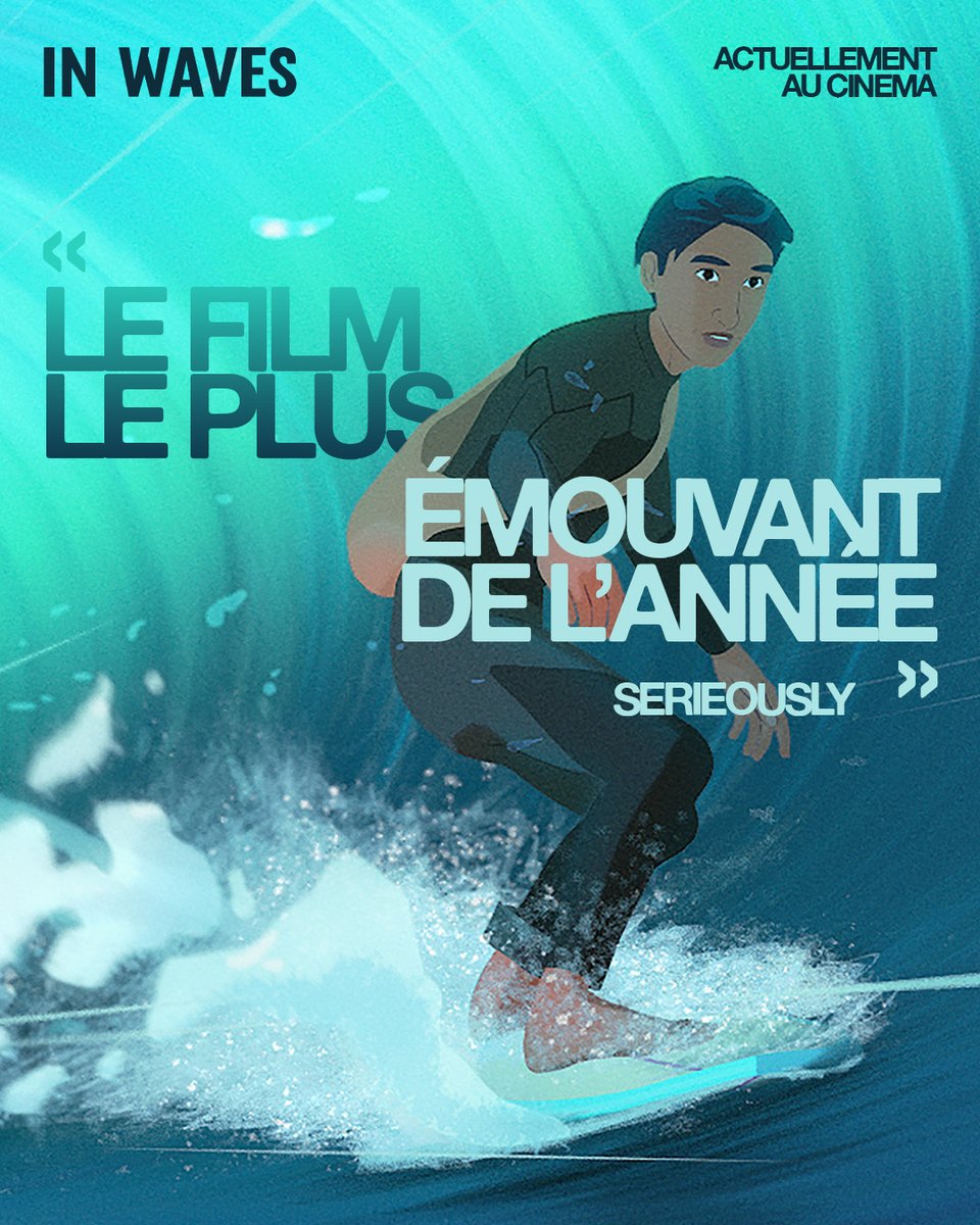diaphana's tweet photo. Découvrez "le film le plus émouvant de l'année" (Serieously) avec IN WAVES, actuellement au cinéma ! 🌊 

Trouvez une séance près de chez vous : https://t.co/Z2oWMcmMvE

IN WAVES, un film de Phuong Mai Nguyen, adapté du roman graphique IN WAVES d'AJ Dungo.

#InWaves https://t.co/Sj6wjzIZsb