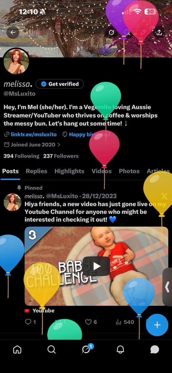 MsLuxito's tweet photo. Another year, another balloon day! 🎈
Only this year it’s different, because it’s my first birthday as a Mama 🥺🩷 https://t.co/ajFWWWolNk