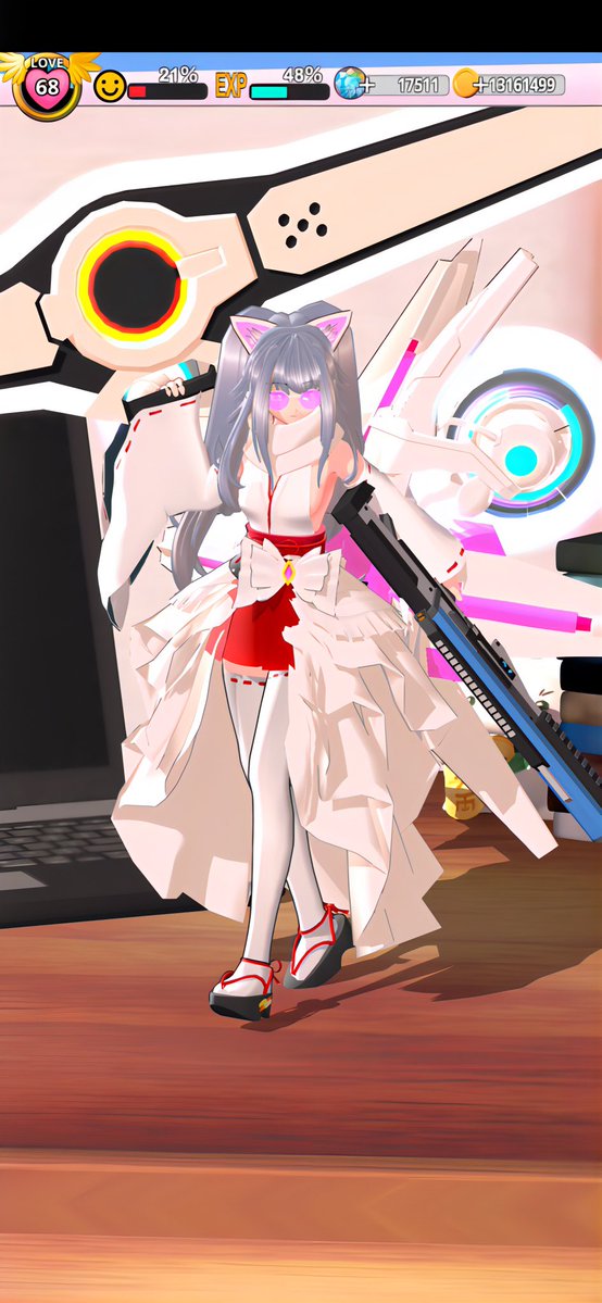 UltimateDriveSF's tweet photo. 超かわいいアセンできた( ｰ̀дｰ́)و💕
似合うようにツインテールにしてみたよ！
 #エレクトリアコード  #エレコド https://t.co/nb3ccaInyQ