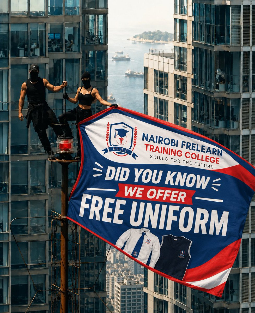 FreLearnCollege's tweet photo. Why Choose Nairobi Frelearn Training College - NFTC?

✅ TVET Accredited Institution
✅ Free Uniforms for All Students
✅ Attachment/Internship Facilitation
✅ CDACC Accredited Programs
✅ Approved CDACC Examination Centre

📞 Call I WhatsApp us on:
0798 412 068 | 0746 213 100 https://t.co/lyYkHvdZeo