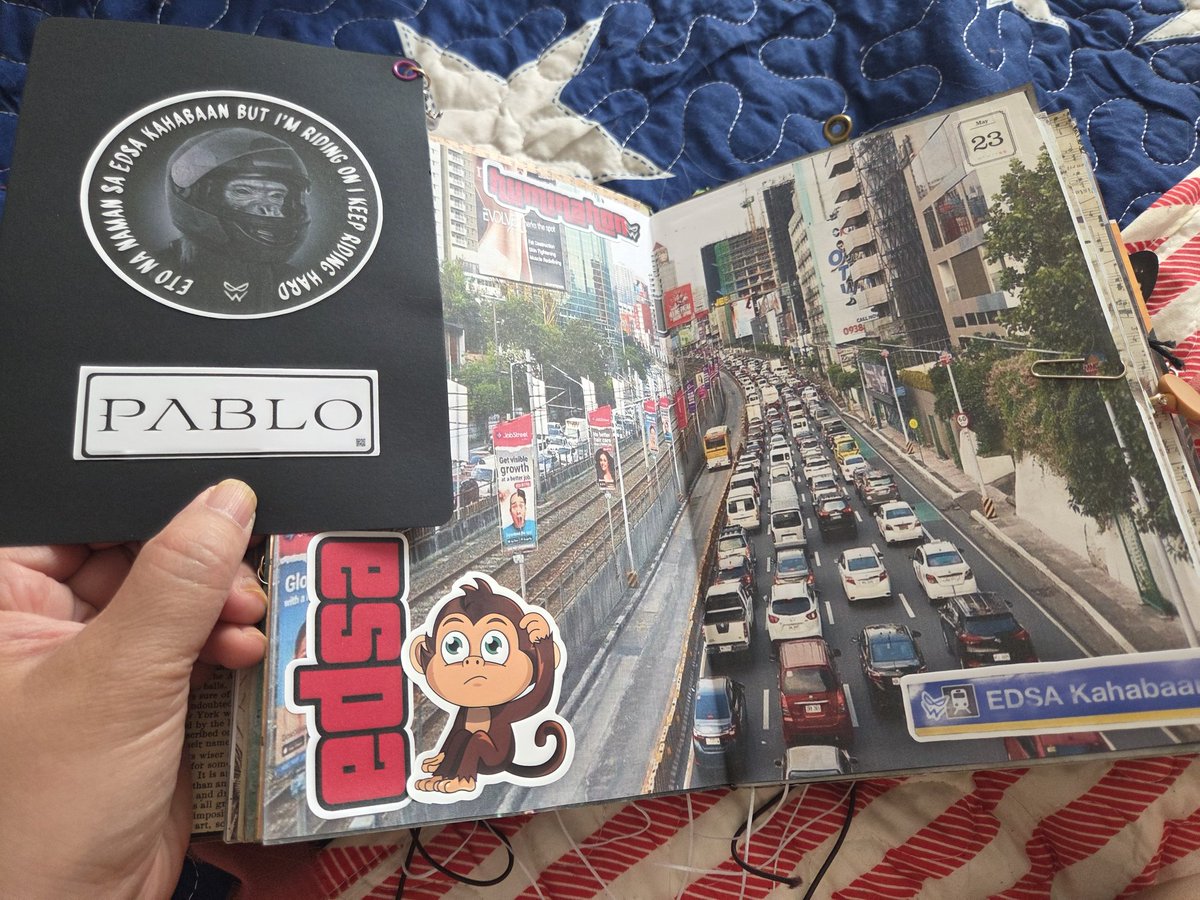 budandming's tweet photo. Nung ALON-LAON era ni Pau last 2024, sa sobrang daming magagandang pics, events, at interviews nya, nakagawa ako ng almost 5" thick na creative mix media journal. Excited ako to make another one this USAD era.

#SB19_Pablo
#Usad https://t.co/TOtzAowQ21