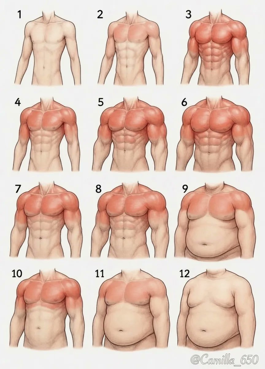 AiAina32167's tweet photo. Title:
12 Male Body Types
Caption:
"Every fitness journey starts somewhere. Stay consistent, eat healthy, train hard, and improve one step at a time. 💪🔥"
Benefits (Short):
Builds muscle
Burns body fat
Increases strength
Improves confidence
Boosts overall health
#Fitness #Gym #W https://t.co/LxMP31UPaV