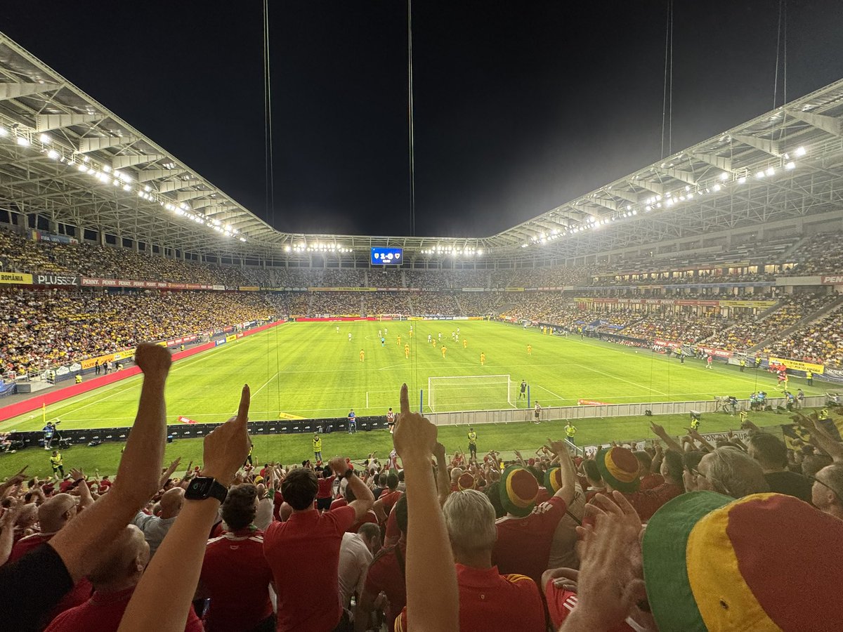 hoppingwxm's tweet photo. Off to Bucharest today (06/06/2026)
Friendly game
Stadionul Steaua - Liga 2
🟡 Romania 2 - 1 Cymru ⚪️ (HT0-0)
33,653 in attendance
@hai_romania
#Friendly #Groundhopping #Wales #Romania #Cymru #Football #Peldroed #voetbal #futbol #chickenbaltichronicles https://t.co/khpfSVhqvq