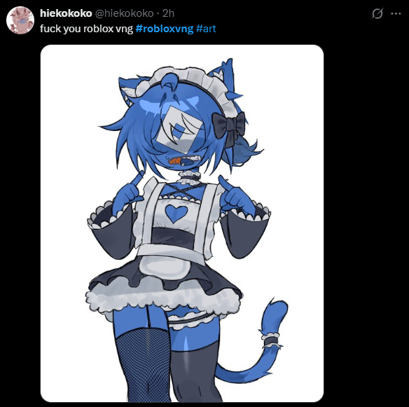 nooblar49433's tweet photo. Roblox VNG's update so diabolical that the collective community decided to do this :sob: #RobloxVNG https://t.co/dJnnmnssks