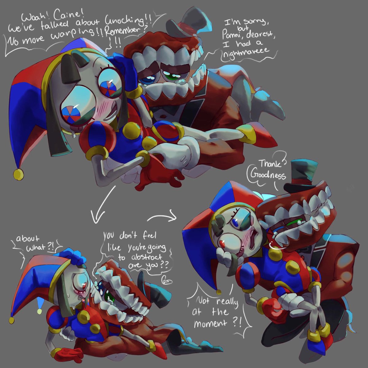 AmbriolettEels's tweet photo. InPomniac in 4K cause I actually colored it #tadc #showtime https://t.co/5nmTyJbr7g