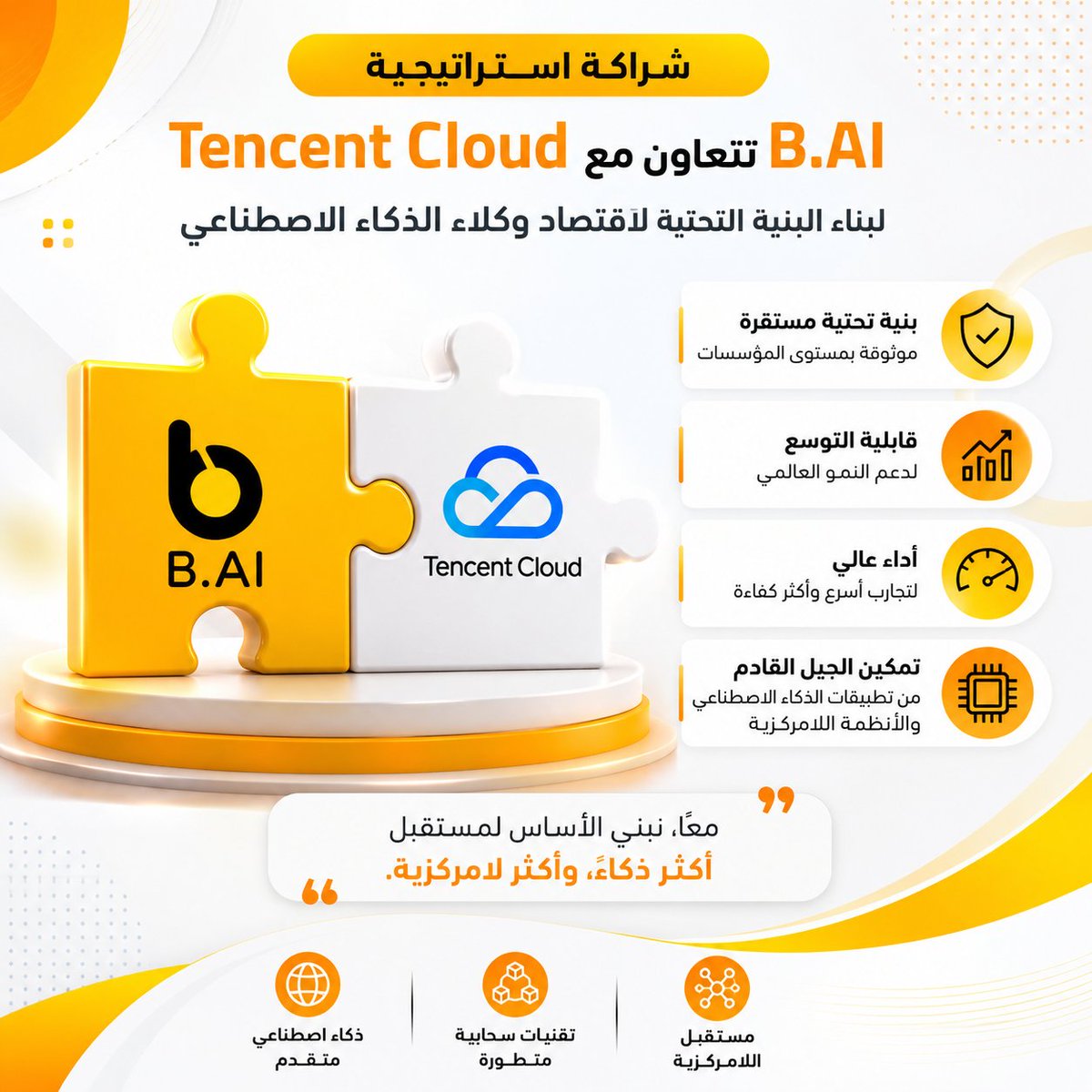 m_h_260's tweet photo. 1/ 🚀 أعلنت https://t.co/J7BcNrM1p8 عن تعاونها مع Tencent Cloud لبناء بنية تحتية قوية تدعم اقتصاد وكلاء الذكاء الاصطناعي (AI Agents) على مستوى المؤسسات.

#TRON
#TGF
#TRONGlobalFriends https://t.co/7MXQTsHo8W