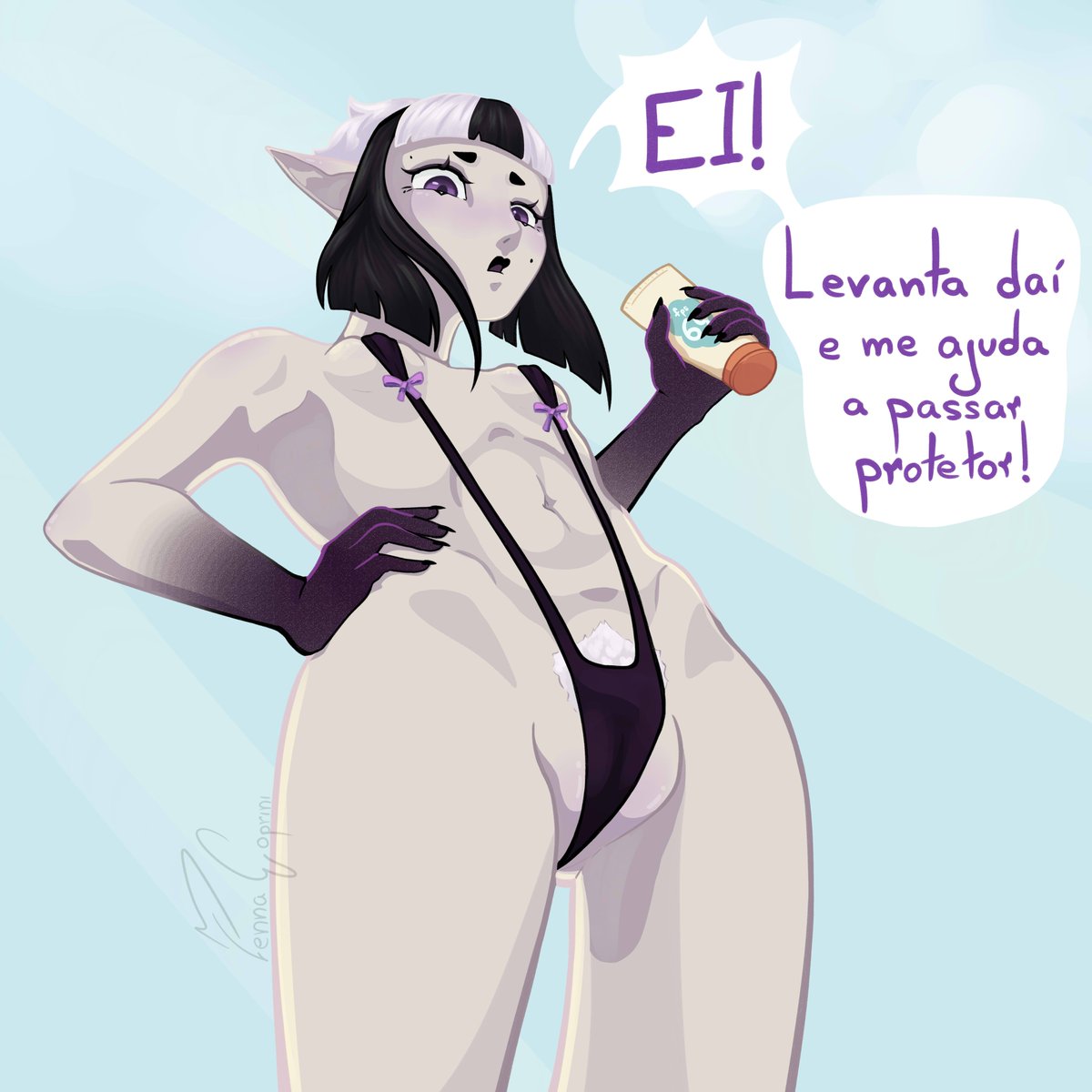 pennacoprinsfw's tweet photo. "Vem logo que eu não quero me queimar (｡•̀ ⤙ •́ ｡ꐦ) !!!" https://t.co/qmTR2JVnSj