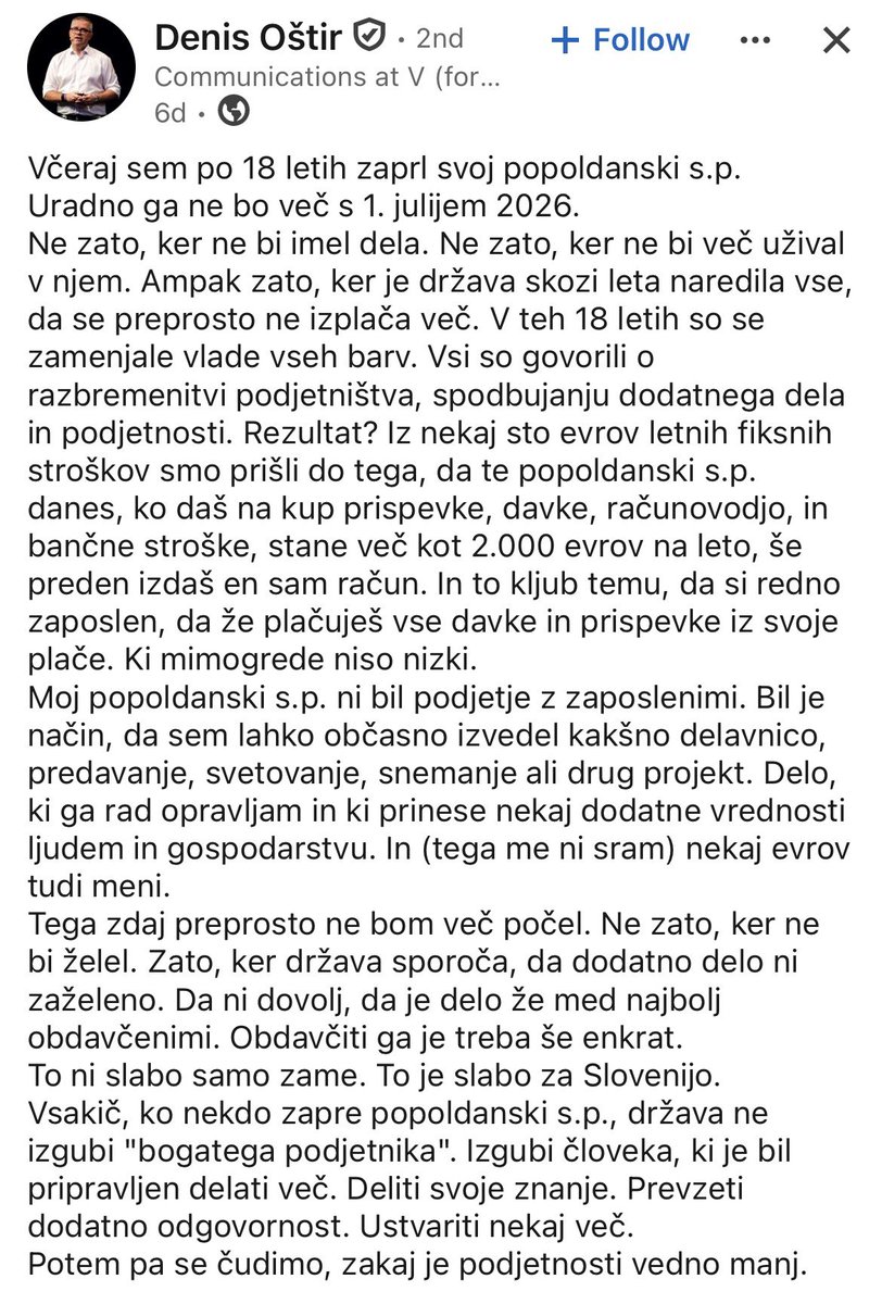 Identitarizem's tweet photo. Socializem ubija najbolj pridne. https://t.co/PAephn2bfN