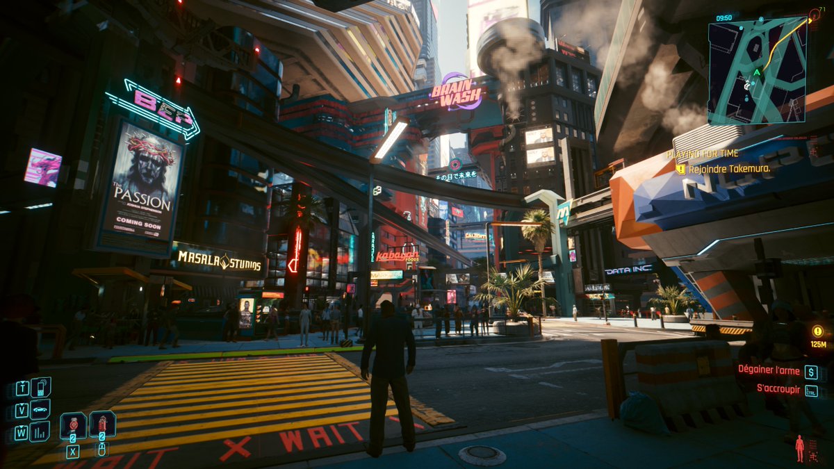 ThisIzTray's tweet photo. Des gens pensent que #Cyberpunk2077 n'arrive pas à la cheville de GTA V ou RDR2 alors que, if I speak... https://t.co/1L5zSibyHU