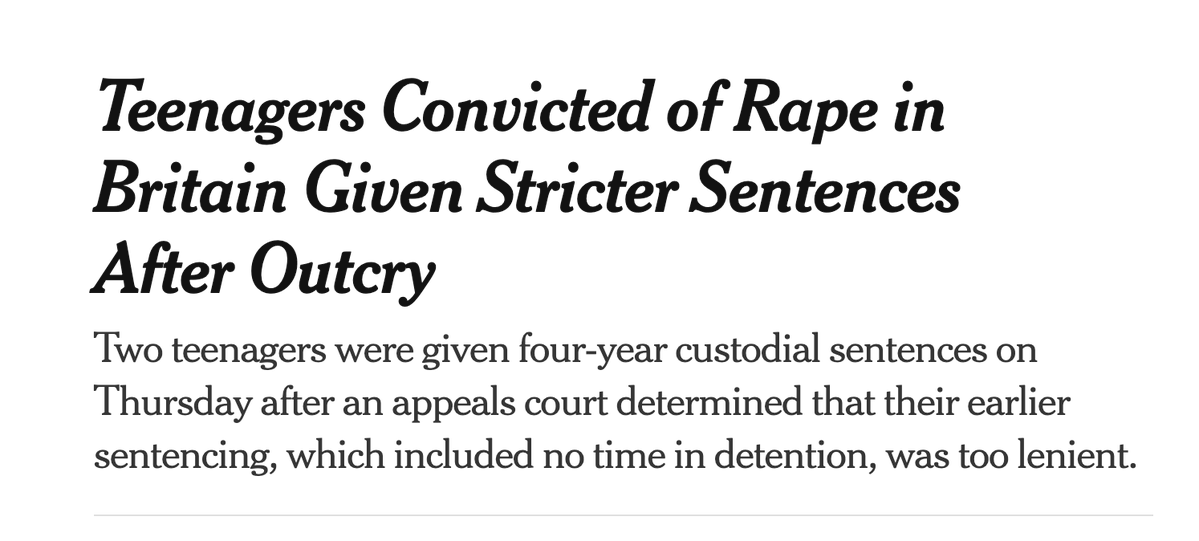 AnnCoulter's tweet photo. This is straight out of the great movie, 'Citizen Vigilante,' but the movie has a better ending.

Two 14-year-old "teens" (+ a third "teen" to video it) commit two gang rapes in the UK and get ZERO time in custody. Appellate court just gave them 4 years. https://t.co/nbSH42w3m8