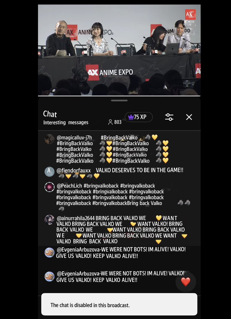 Meouwerr #BRINGBACKVALKO tweet media