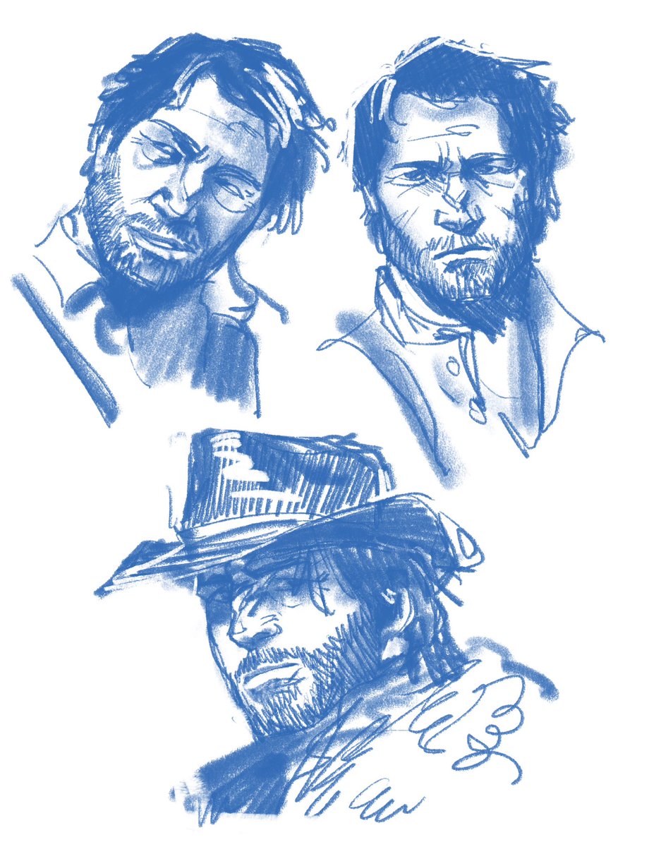 onionsoupbowl's tweet photo. 5 minute procreate studies :) #rdr2 https://t.co/2L3Ee9Mtmp
