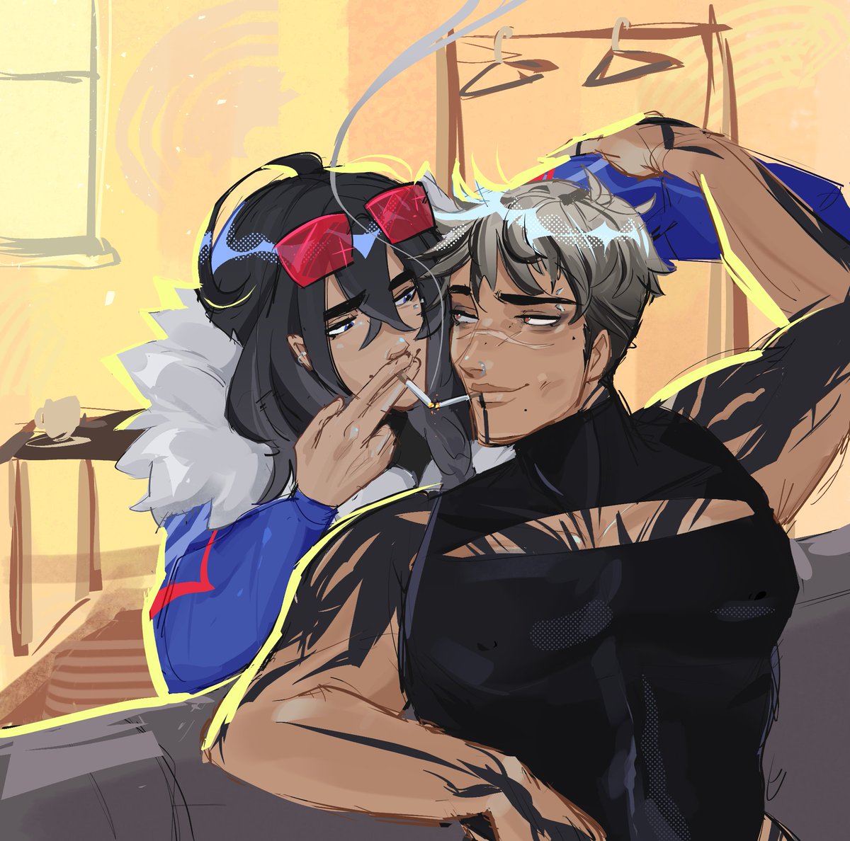 slthrwing's tweet photo. gaymers #oc https://t.co/wfB1SZHESM