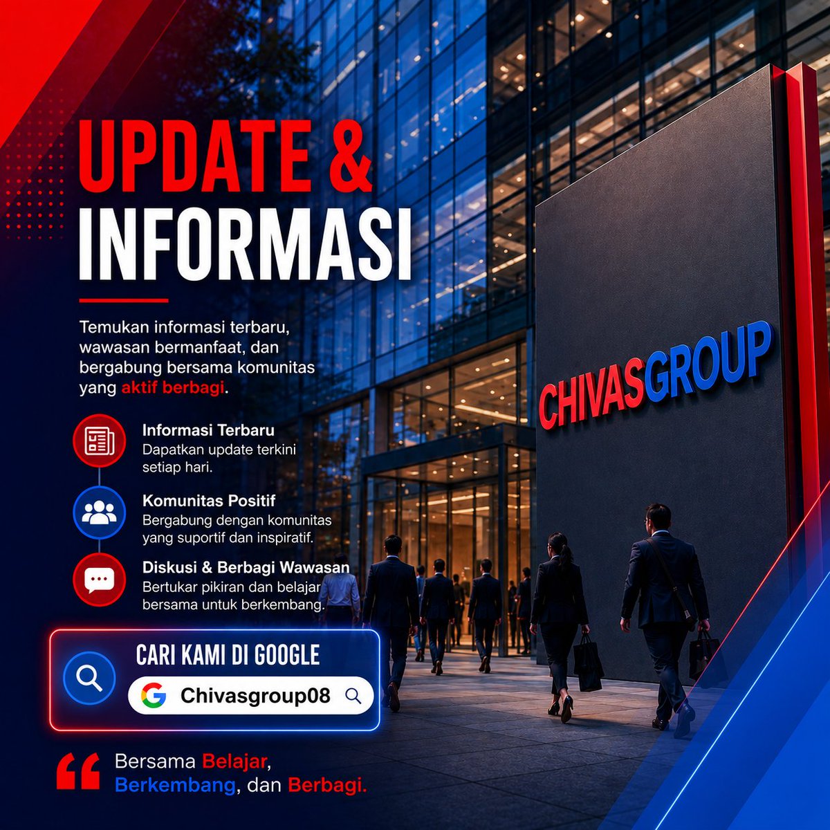 chivasgroup08's tweet photo. 📢 Tetap terhubung dengan informasi terbaru dan bergabung bersama komunitas yang aktif berbagi wawasan.

🔎 Cari kami di Google: Chivasgroup08

#Update #Informasi #Chivasgroup #Komunitas #BerbagiWawasan #Lampiontogel #rectoto https://t.co/SCIbaAh29t