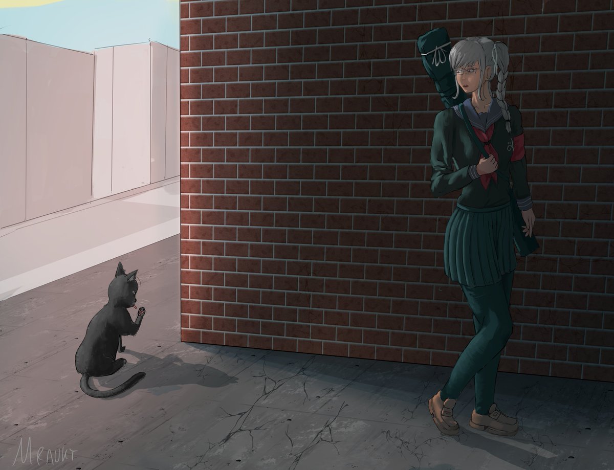 Mrauky's tweet photo. pekoyama alley https://t.co/LRHDQtHCNf