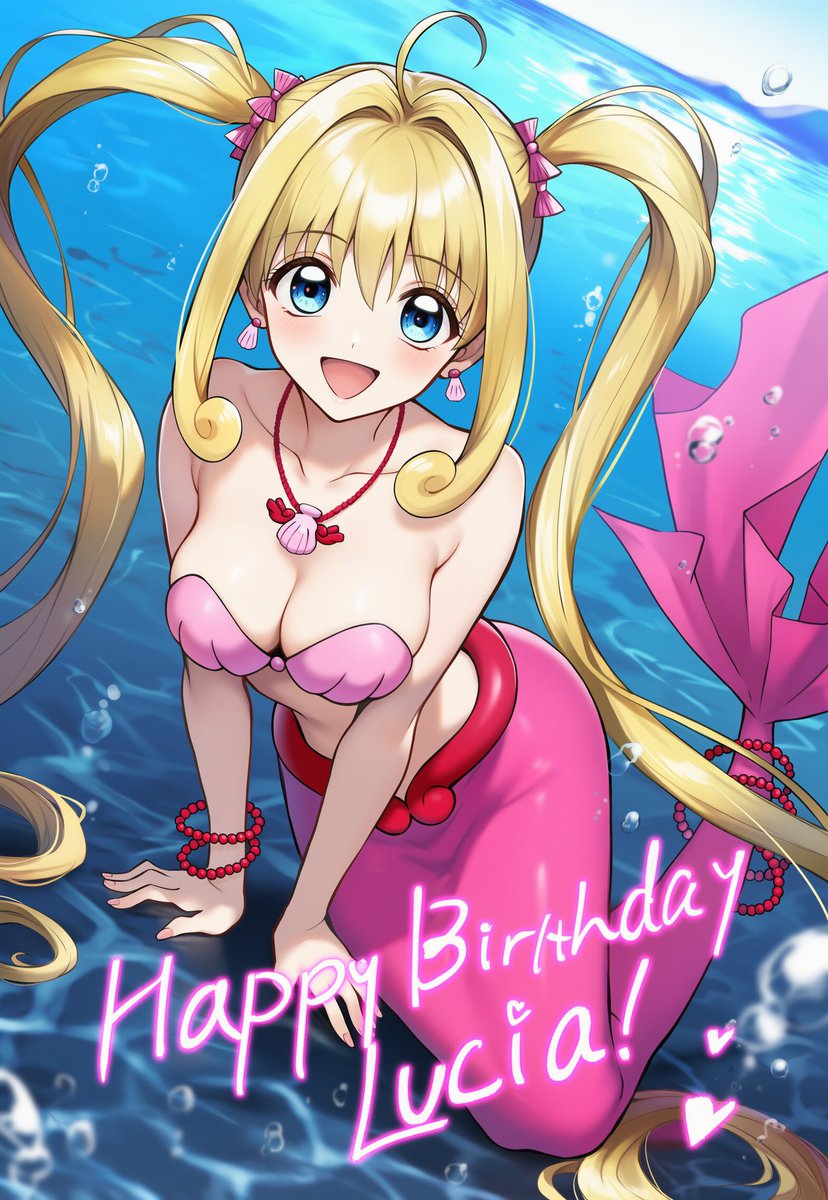CrisologoDuran's tweet photo. Mermaid Melody Happy Birthday Luchia 🎂🎉🥳🧜 https://t.co/fQ778qISff