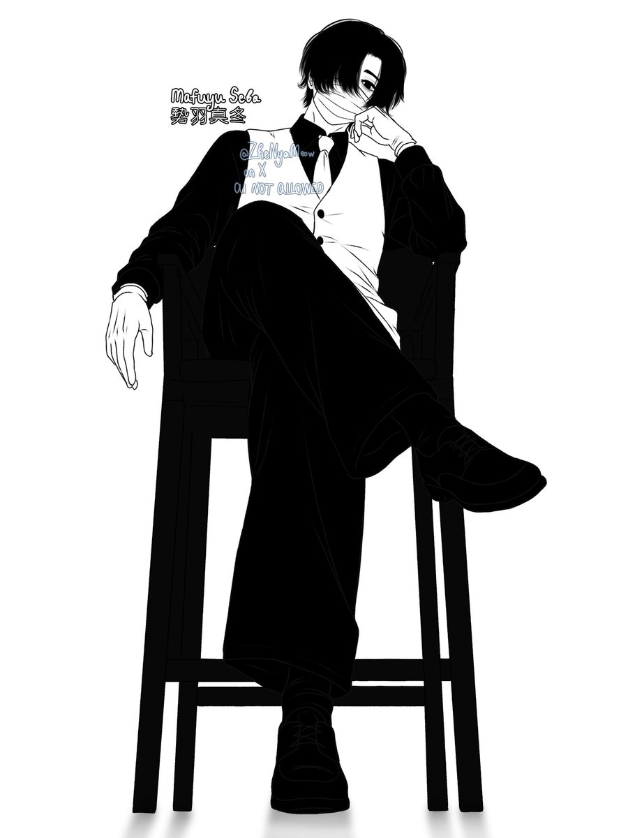 ZheNyaMeow's tweet photo. 😷🍢
(collab w @kamna_s12 )

#勢羽真冬
#四ツ村周
#SAKAMOTODAYS https://t.co/qx41KeVq1y