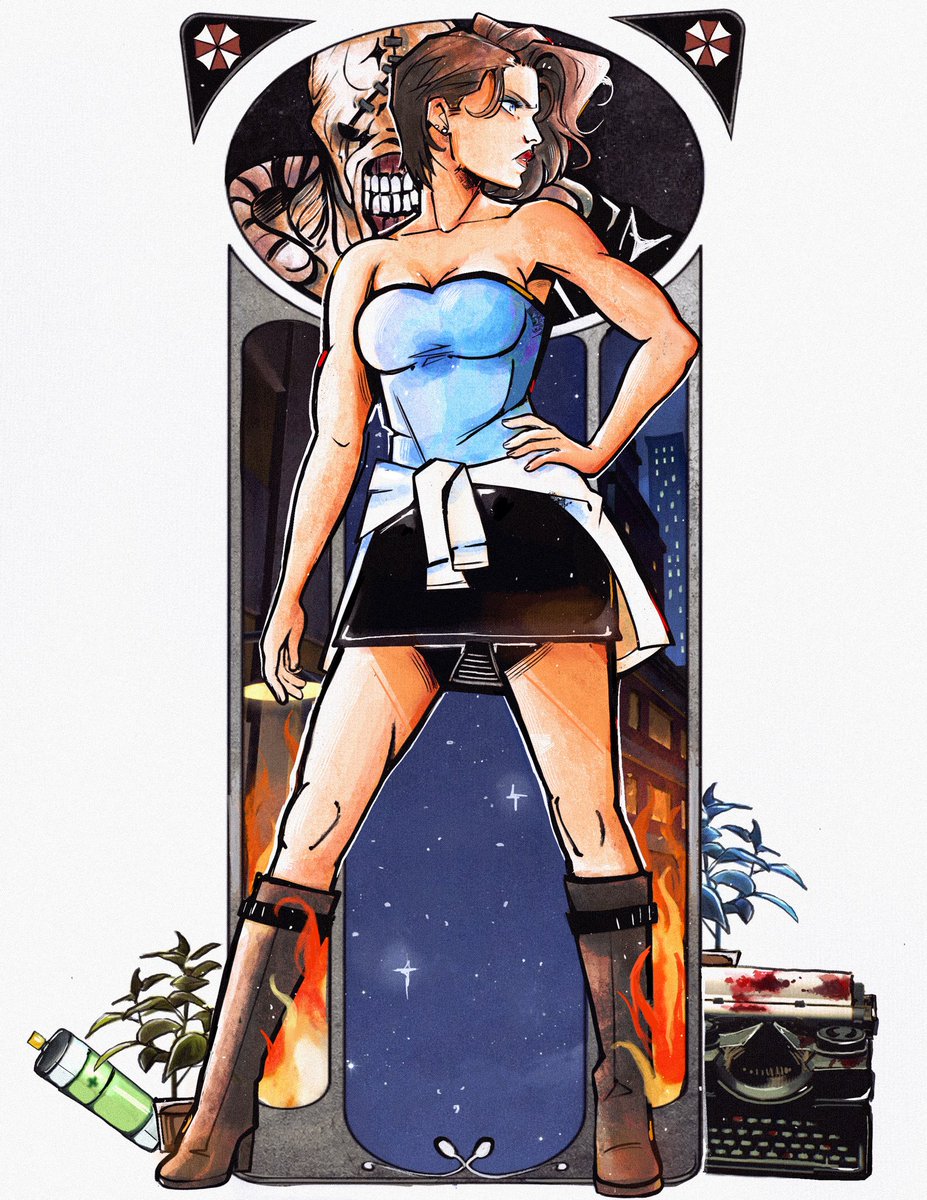 ZEROARTS01's tweet photo. Jill Valentine 
#residentevil #rebhfun #jillvalentine https://t.co/7LX6QVbd90