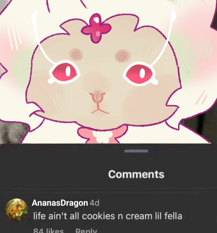 HachiHoshilin's tweet photo. life ain't all cookies n cream lil snapdragon cookie 🚬 https://t.co/DRnAclv2x1